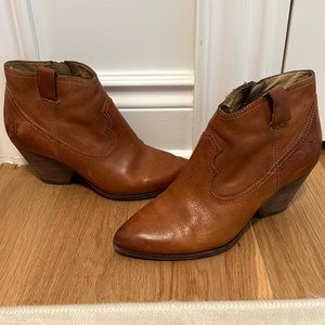 Frye Western style booties size 9